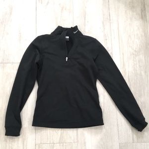 Nike XS black quarter zip athletic top